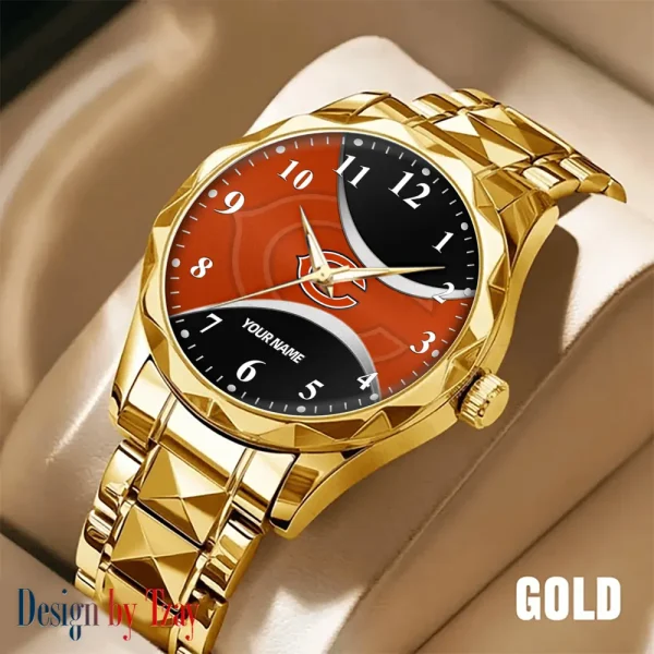 Chicago Bears Luxury Automatic Stainless Steel Business Waterproof Watches For Men's 2025 SPTDMW904 - Image 3