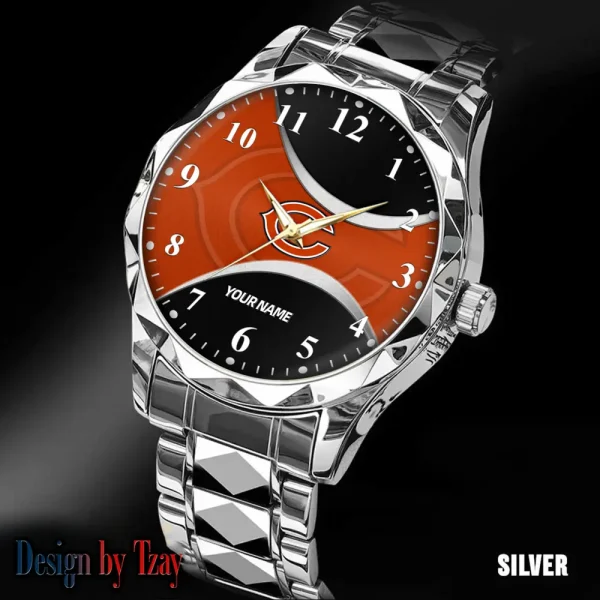 Chicago Bears Luxury Automatic Stainless Steel Business Waterproof Watches For Men's 2025 SPTDMW904 - Image 4