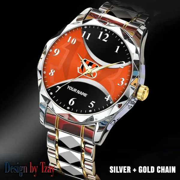 Cincinnati Bengals Luxury Automatic Stainless Steel Business Waterproof Watches For Men's 2025 SPTDMW905