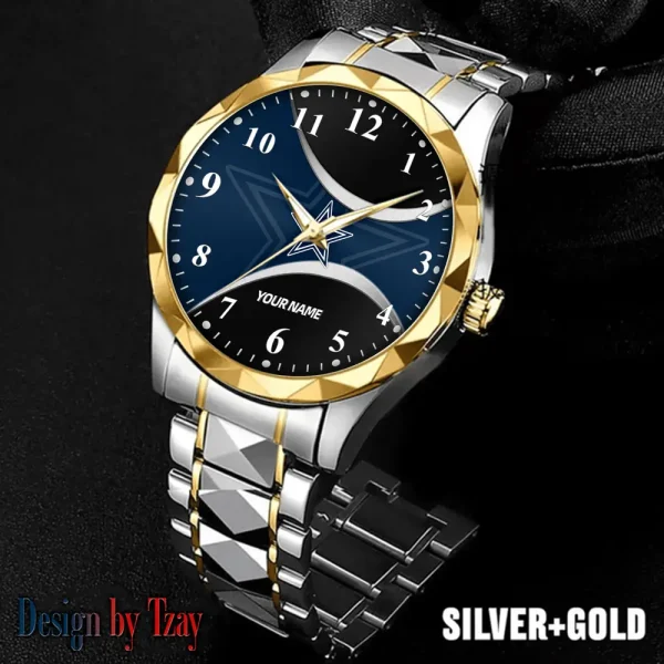Dallas Cowboys Luxury Automatic Stainless Steel Business Waterproof Watches For Men's 2025 SPTDMW907 - Image 2