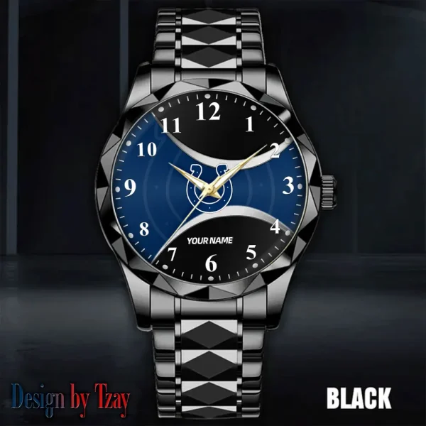 Indianapolis Colts Luxury Automatic Stainless Steel Business Waterproof Watches For Men's 2025 SPTDMW912 - Image 4