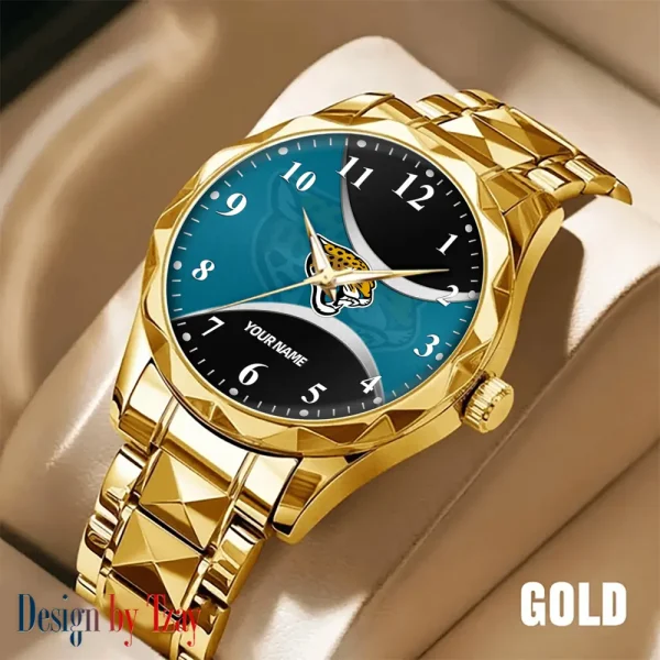 Jacksonville Jaguars Luxury Automatic Stainless Steel Business Waterproof Watches For Men's 2025 SPTDMW913 - Image 2