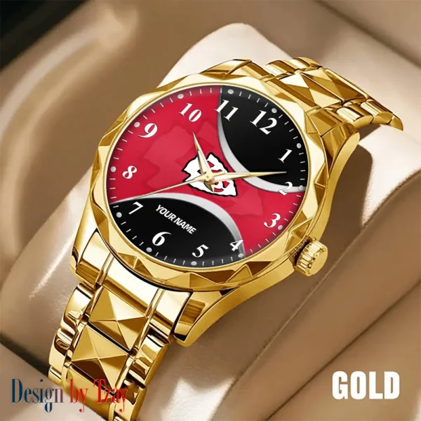 Kansas City Chiefs Luxury Automatic Stainless Steel Business Waterproof Watches For Men's 2025 SPTDMW914 - Image 4