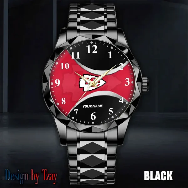 Kansas City Chiefs Luxury Automatic Stainless Steel Business Waterproof Watches For Men's 2025 SPTDMW914 - Image 5