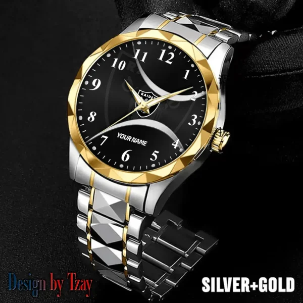 Las Vegas Raiders Luxury Automatic Stainless Steel Business Waterproof Watches For Men's 2025 SPTDMW915