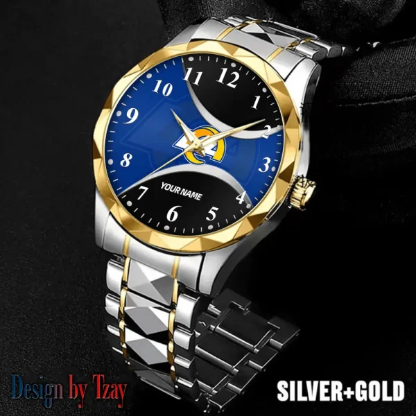 Los Angeles Rams Luxury Automatic Stainless Steel Business Waterproof Watches For Men's 2025 SPTDMW917 - Image 4