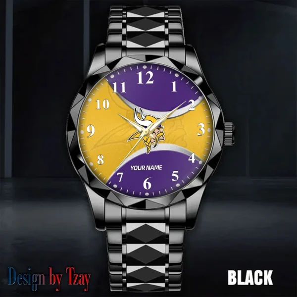 Minnesota Vikings Luxury Automatic Stainless Steel Business Waterproof Watches For Men's 2025 SPTDMW919 - Image 2