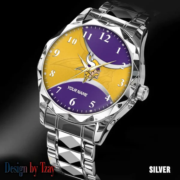 Minnesota Vikings Luxury Automatic Stainless Steel Business Waterproof Watches For Men's 2025 SPTDMW919