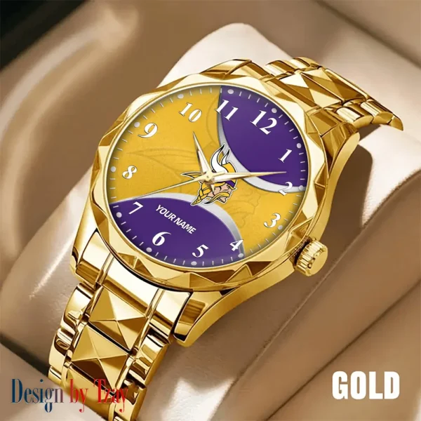 Minnesota Vikings Luxury Automatic Stainless Steel Business Waterproof Watches For Men's 2025 SPTDMW919 - Image 5