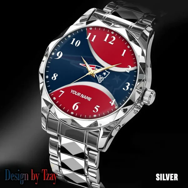 New England Patriots Luxury Automatic Stainless Steel Business Waterproof Watches For Men's 2025 SPTDMW920 - Image 4