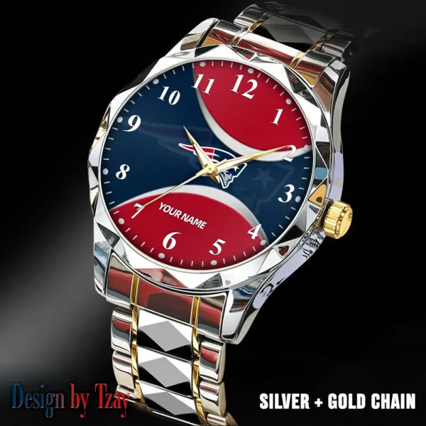 New England Patriots Luxury Automatic Stainless Steel Business Waterproof Watches For Men's 2025 SPTDMW920 - Image 5