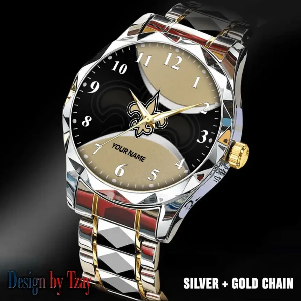 New Orleans Saints Luxury Automatic Stainless Steel Business Waterproof Watches For Men's 2025 SPTDMW921