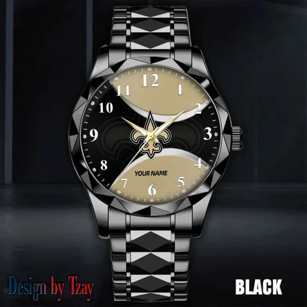 New Orleans Saints Luxury Automatic Stainless Steel Business Waterproof Watches For Men's 2025 SPTDMW921 - Image 2