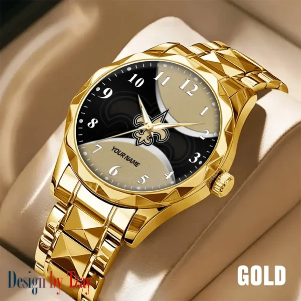 New Orleans Saints Luxury Automatic Stainless Steel Business Waterproof Watches For Men's 2025 SPTDMW921 - Image 3