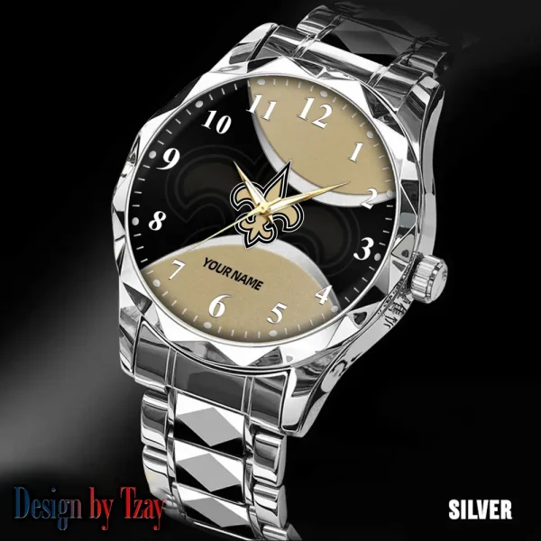 New Orleans Saints Luxury Automatic Stainless Steel Business Waterproof Watches For Men's 2025 SPTDMW921 - Image 4