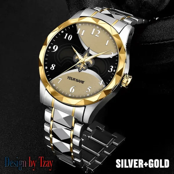 New Orleans Saints Luxury Automatic Stainless Steel Business Waterproof Watches For Men's 2025 SPTDMW921 - Image 5