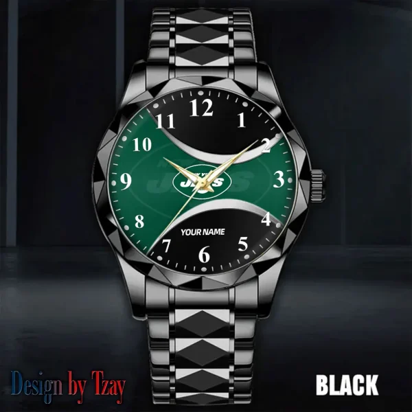 New York Jets Luxury Automatic Stainless Steel Business Waterproof Watches For Men's 2025 SPTDMW923 - Image 2
