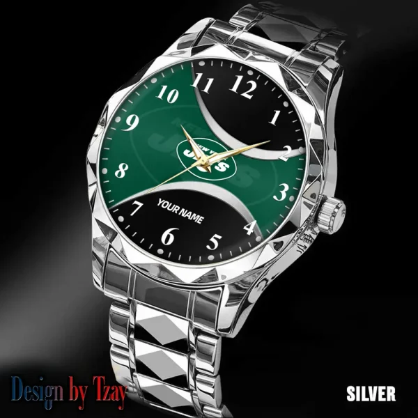 New York Jets Luxury Automatic Stainless Steel Business Waterproof Watches For Men's 2025 SPTDMW923 - Image 3