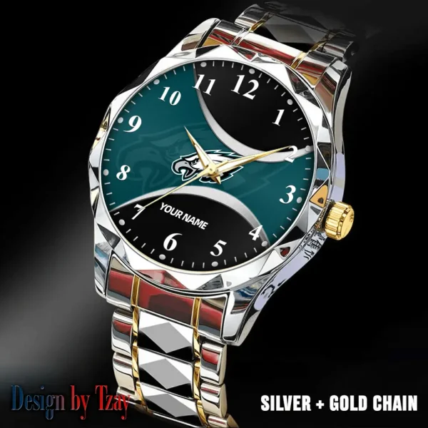 Philadelphia Eagles Luxury Automatic Stainless Steel Business Waterproof Watches For Men's 2025 SPTDMW924