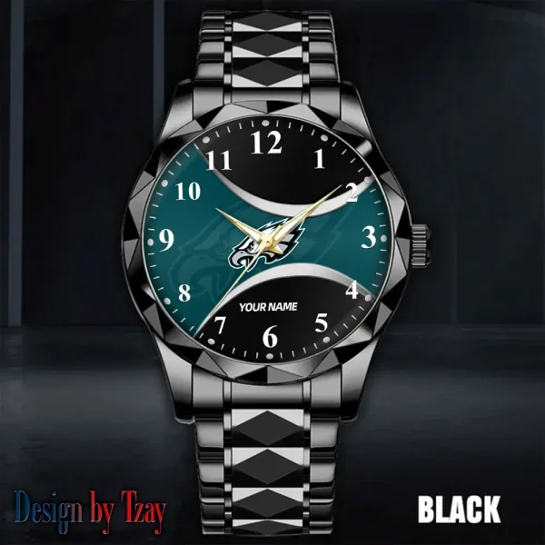 Philadelphia Eagles Luxury Automatic Stainless Steel Business Waterproof Watches For Men's 2025 SPTDMW924 - Image 2