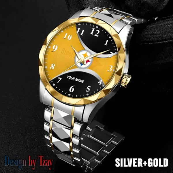 Pittsburgh Steelers Luxury Automatic Stainless Steel Business Waterproof Watches For Men's 2025 SPTDMW925