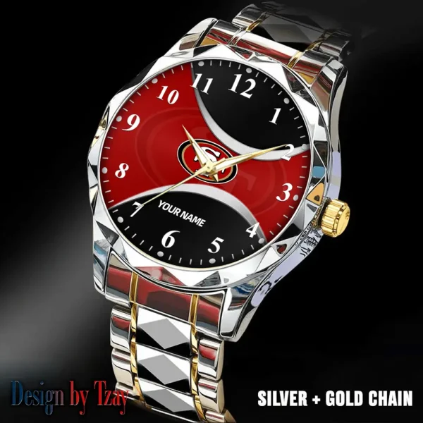 San Francisco 49ers Luxury Automatic Stainless Steel Business Waterproof Watches For Men's 2025 SPTDMW926