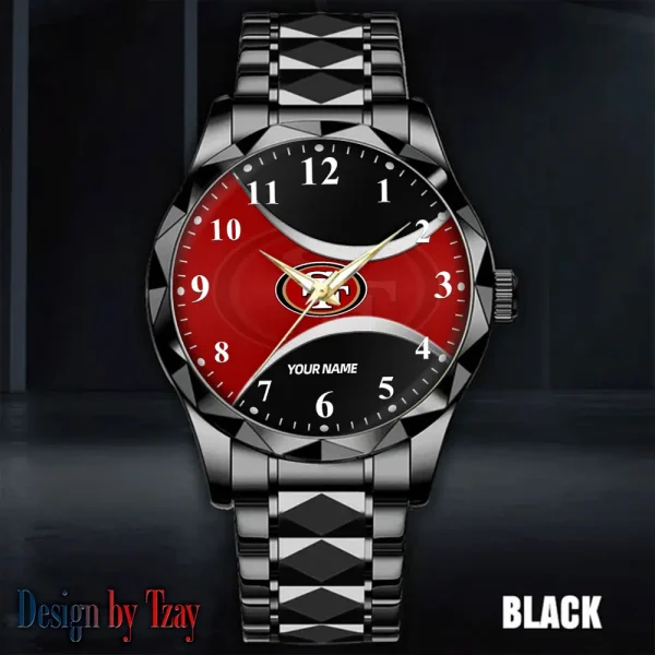 San Francisco 49ers Luxury Automatic Stainless Steel Business Waterproof Watches For Men's 2025 SPTDMW926 - Image 4