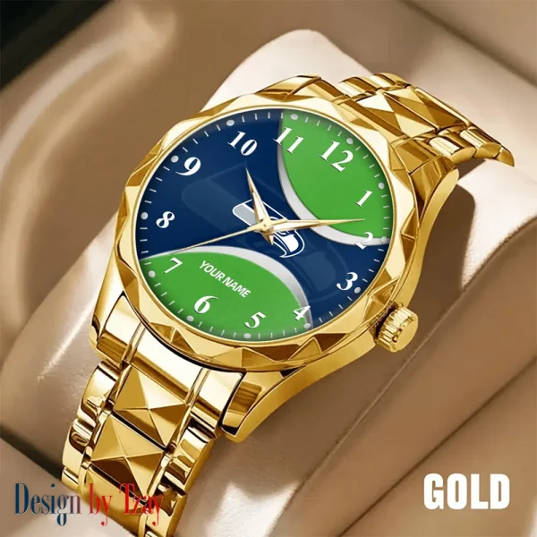 Seattle Seahawks Luxury Automatic Stainless Steel Business Waterproof Watches For Men's 2025 SPTDMW927 - Image 2