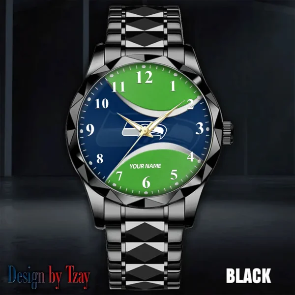 Seattle Seahawks Luxury Automatic Stainless Steel Business Waterproof Watches For Men's 2025 SPTDMW927 - Image 4