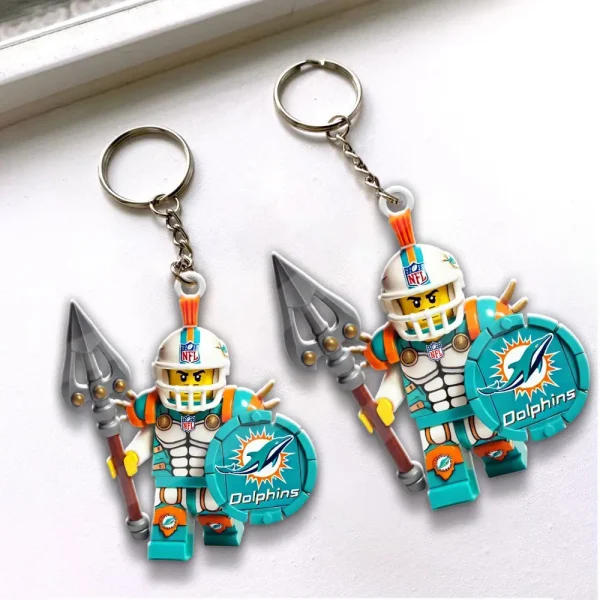Miami Dolphins Football Team US Special Acrylic Keychain Gift For Fan SPTAKC001 - Image 2