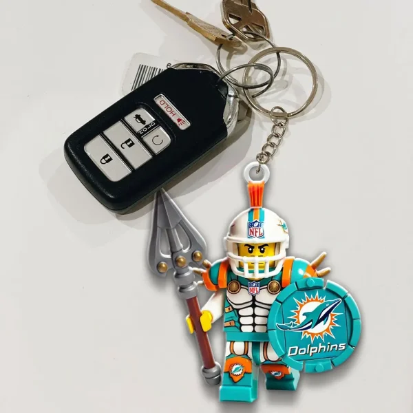 Miami Dolphins Football Team US Special Acrylic Keychain Gift For Fan SPTAKC001 - Image 3