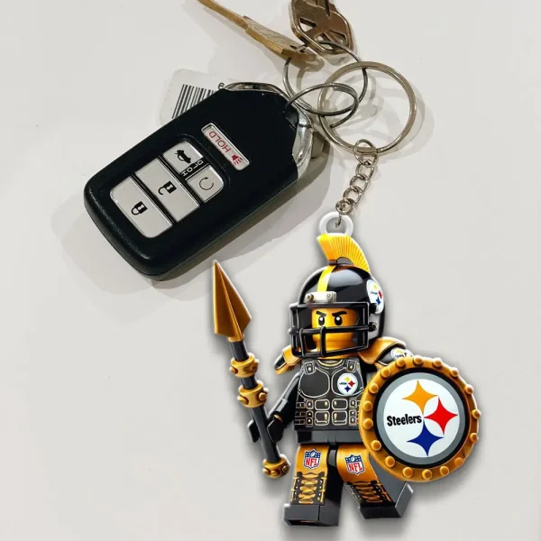 Pittsburgh Steelers Football Team US Special Acrylic Keychain Gift For Fan SPTAKC002 - Image 3