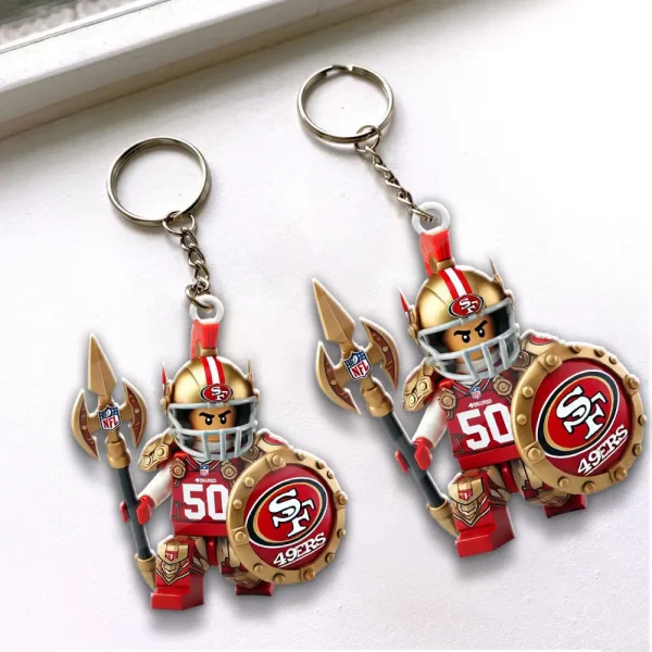 San Francisco 49ers Football Team US Special Acrylic Keychain Gift For Fan SPTAKC006 - Image 2