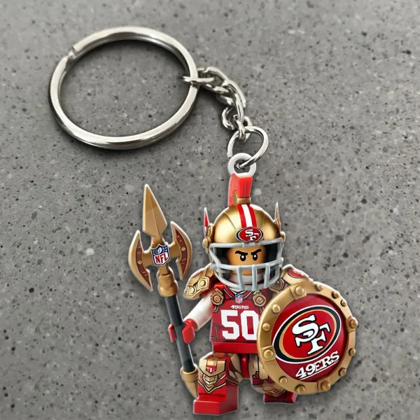 San Francisco 49ers Football Team US Special Acrylic Keychain Gift For Fan SPTAKC006 - Image 3