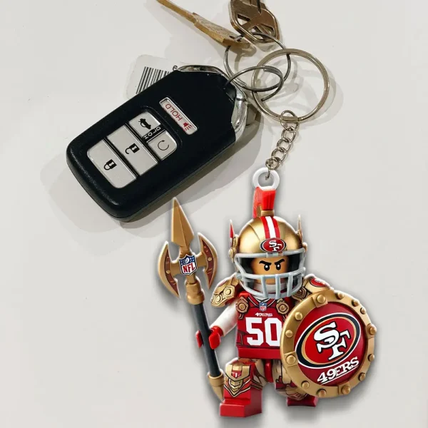 San Francisco 49ers Football Team US Special Acrylic Keychain Gift For Fan SPTAKC006 - Image 4