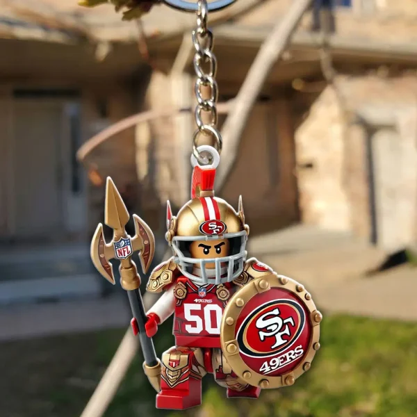 San Francisco 49ers Football Team US Special Acrylic Keychain Gift For Fan SPTAKC006