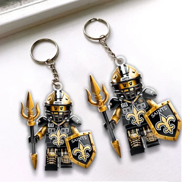 New Orleans Saints Football Team US Special Acrylic Keychain Gift For Fan SPTAKC007 - Image 3