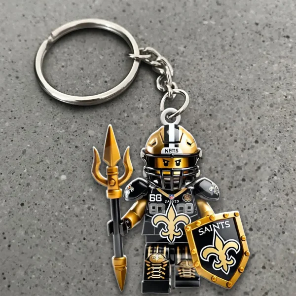 New Orleans Saints Football Team US Special Acrylic Keychain Gift For Fan SPTAKC007 - Image 4