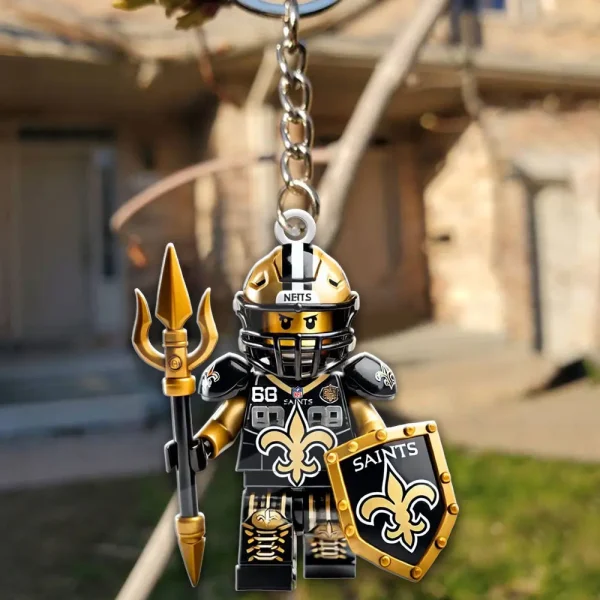 New Orleans Saints Football Team US Special Acrylic Keychain Gift For Fan SPTAKC007