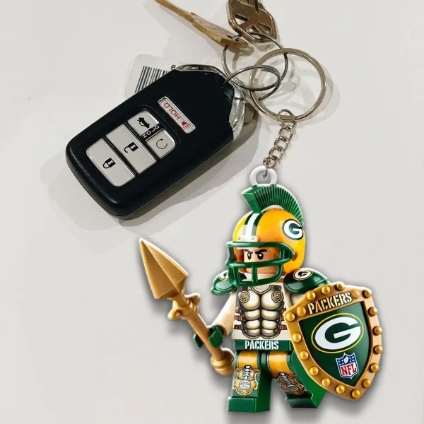 Green Bay Packers Football Team US Special Acrylic Keychain Gift For Fan SPTAKC011 - Image 3