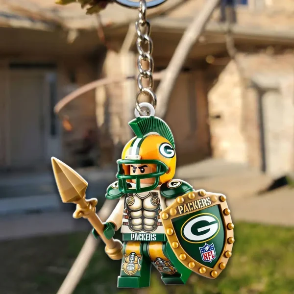 Green Bay Packers Football Team US Special Acrylic Keychain Gift For Fan SPTAKC011