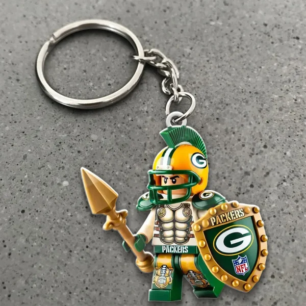 Green Bay Packers Football Team US Special Acrylic Keychain Gift For Fan SPTAKC011 - Image 4