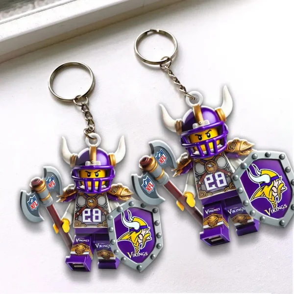 Minnesota Vikings Football Team US Special Acrylic Keychain Gift For Fan SPTAKC012 - Image 2