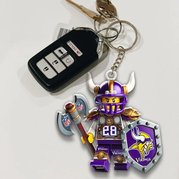 Minnesota Vikings Football Team US Special Acrylic Keychain Gift For Fan SPTAKC012 - Image 3
