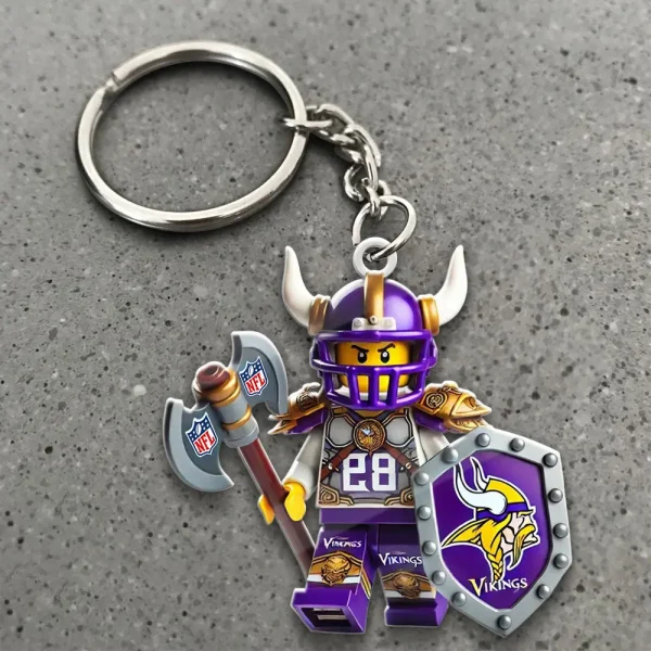 Minnesota Vikings Football Team US Special Acrylic Keychain Gift For Fan SPTAKC012 - Image 4