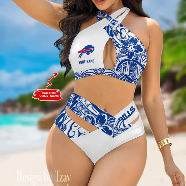 Buffalo Bills Crossover Strap Bikini Set S9BCCB208