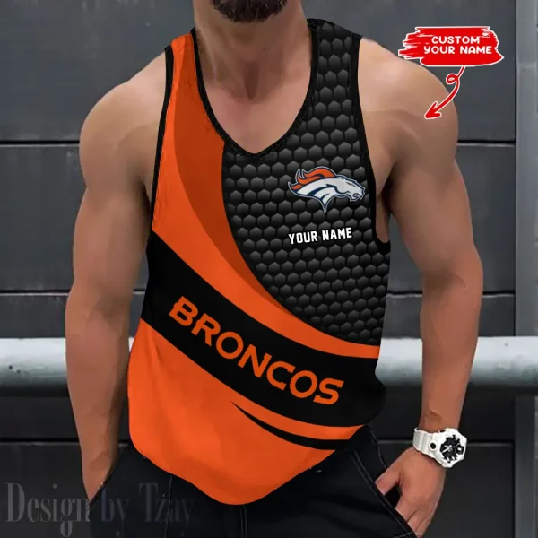 Denver Broncos 3D Printed Sleeveless Sport Tank Top Shirt New Style 2025 AZTTS212