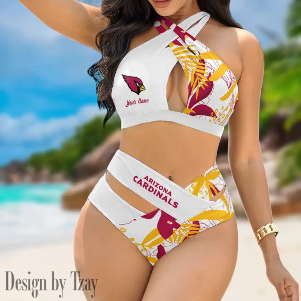 Arizona Cardinals Crossover Strap Bikini Set S9BCCB237