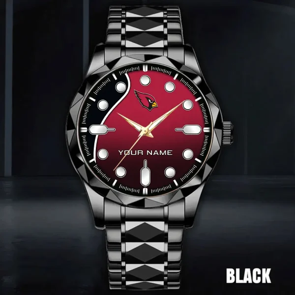 Arizona Cardinals Luxury Automatic Stainless Steel Business Waterproof Watches For Men's 2025 SPTDMW931 - Image 4