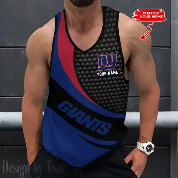 New York Giants 3D Printed Sleeveless Sport Tank Top Shirt New Style 2025 AZTTS226